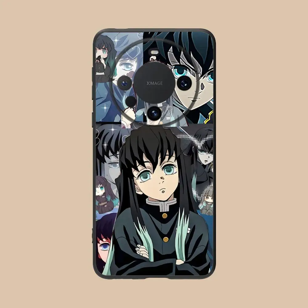 귀멸의 칼날 무이치로 폰 케이스 (화웨이 메이트 60 50 40 30 20 10 프로 플러스 라이트 E 5G 컬러 보호 핸드폰 커버 예쁜)