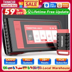 THINKCAR THINKTOOL MINI 2 CANFD Auto Car  Diagnostic Tools Obd2 Scanner Bi-directional Scan Tool 28 Resets Full System Diagnose