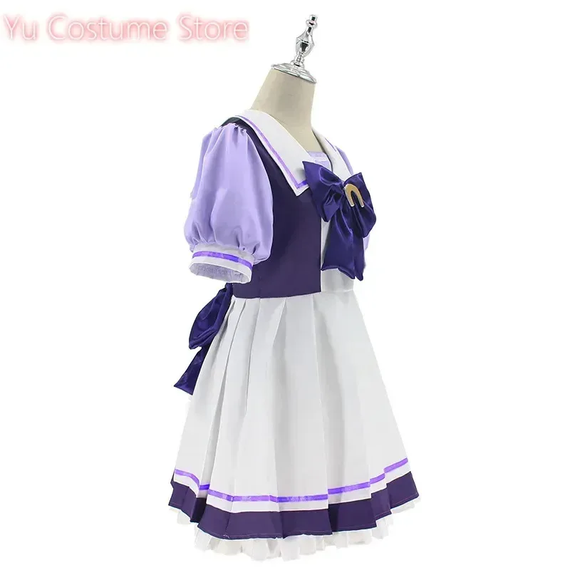 

Аниме Uma Musume Pretty Derby Tokai Teiou Школьная форма Золотой корабль Специальная неделя Косплей Платье Лолиты Yu Костюм5;c,8'z,6.k;