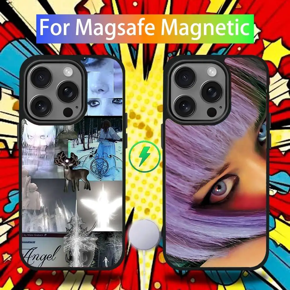 

Crystal C-Castles Alice Phone Case For iPhone 17,16,15,14,13,12,11,Pro,Max,Plus,Mini,SE4,E Magnetic Magsafe Wireless Charging