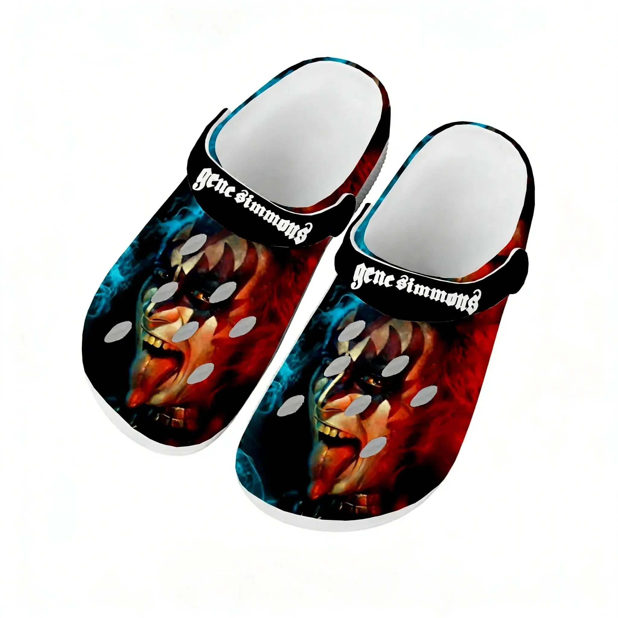 Gene Simmons Water Shoes High Quality Fashion Mens Womens Home Garden Clogs Customizd Sandals Beach Breathable Hole Slippers