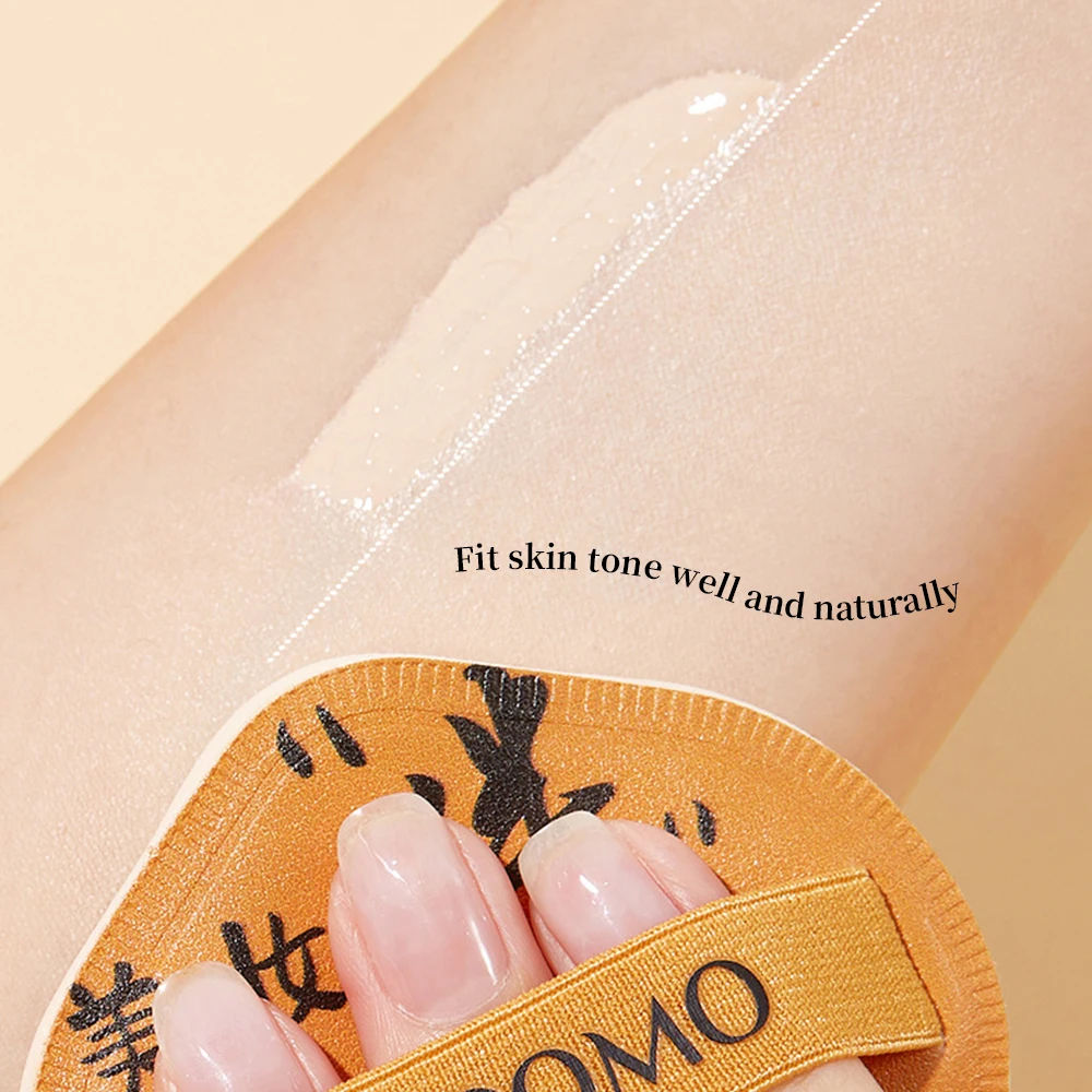 GECOMO-Houppette de maquillage avec étui, applicateur de fond de teint en éponge douce, houppette mignonne, houppette de maquillage sèche et de support, utilisation pour les touristes, optique et beauté douce