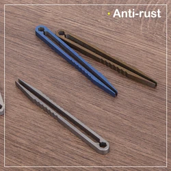 TiTo EDC Titan Pinzette Haar Entfernung Wimpern Entferner Augenbraue Zange Make-Up-Tool für Mann Oder Frauen Tasche Tragbare Camping Pinzette