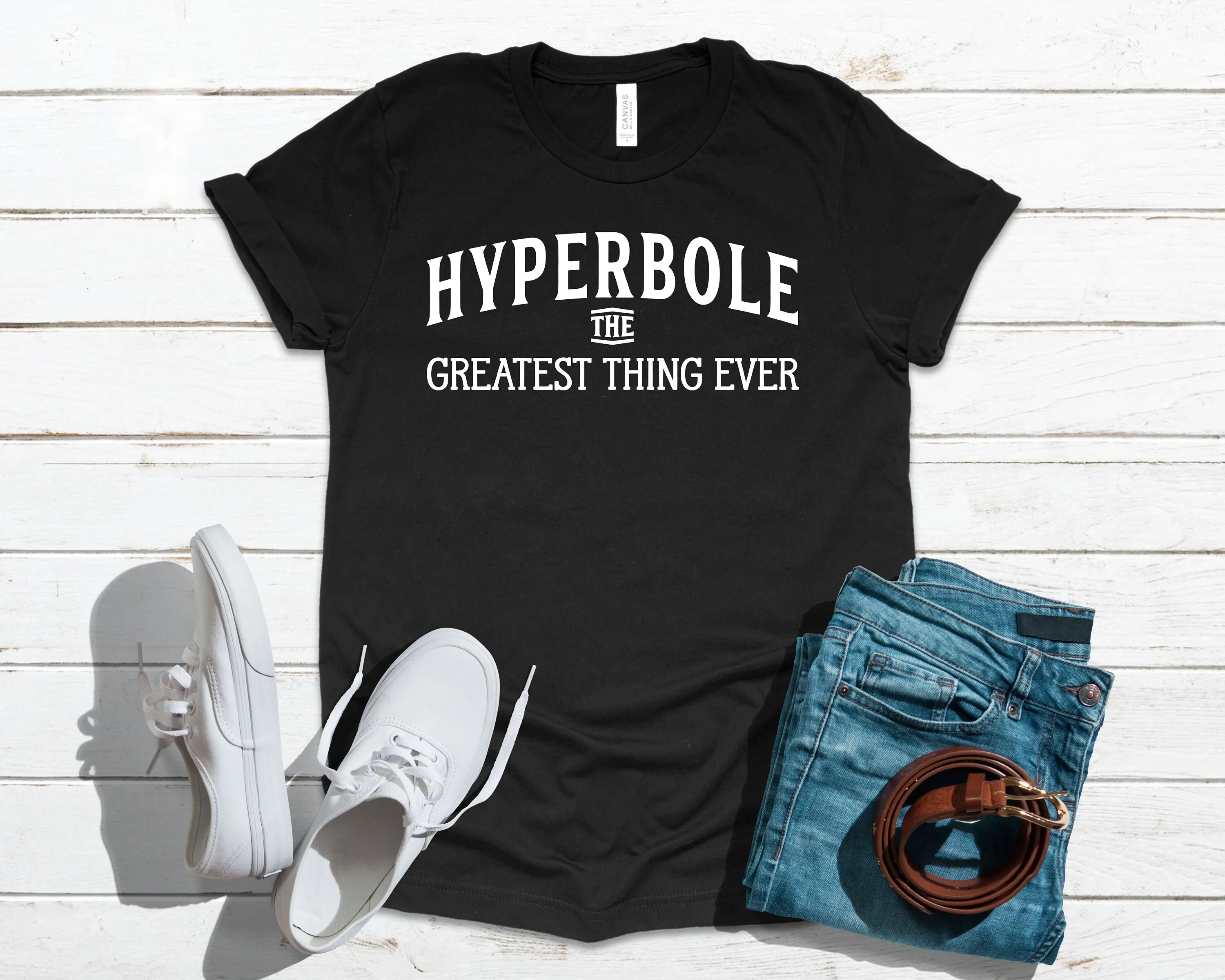 English Teacher Hyperbole Funny Author T Shirt SweaT Long Sleeve Child Apparel