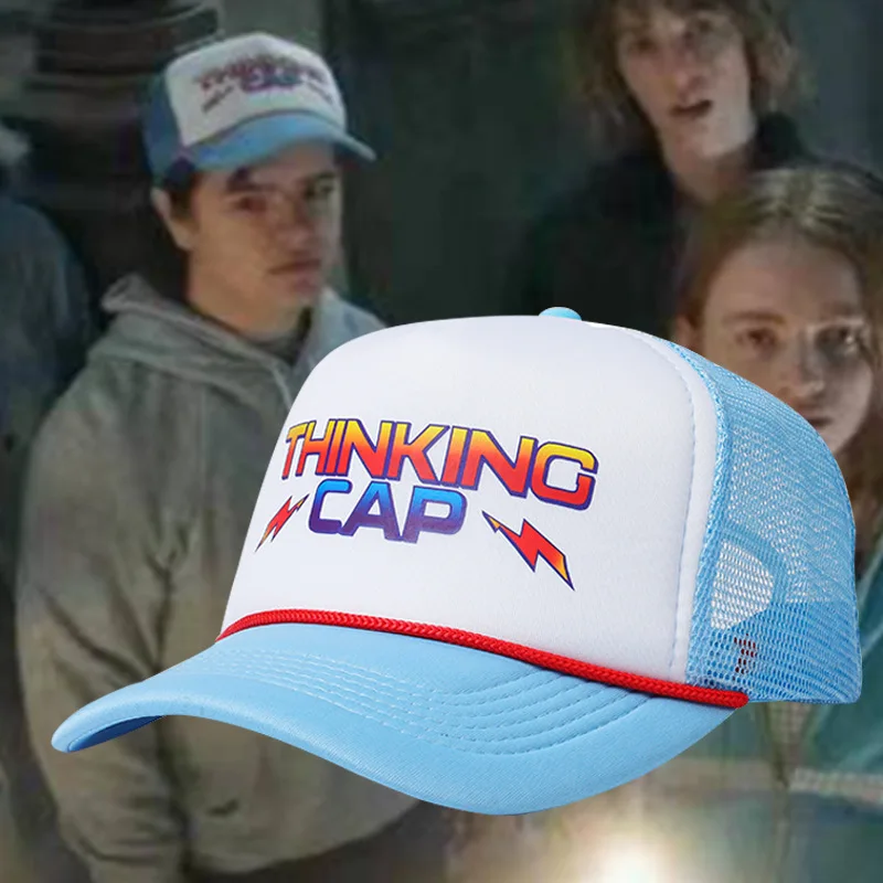 Dustin Henderson Baseball Cap Cosplay TV Odd Matter Roleplay Casual Outdoor Breathable Cap Costume Props Men Halloween Headwear
