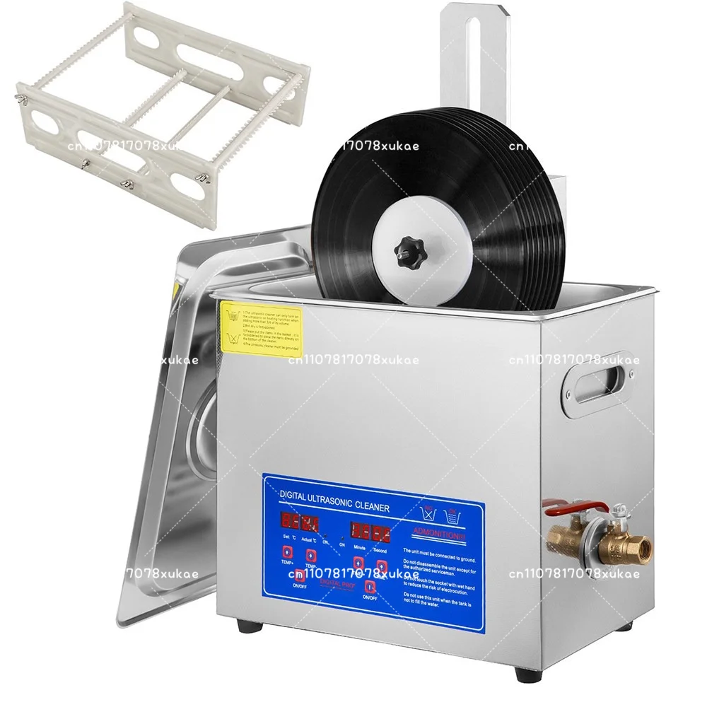 6.5L Ultrasonic Cleaner Machine for Eyeglasses, Jewelry, Coins – 40KHz High Power, 300W, Auto Degassing, Rust Removal, Lab