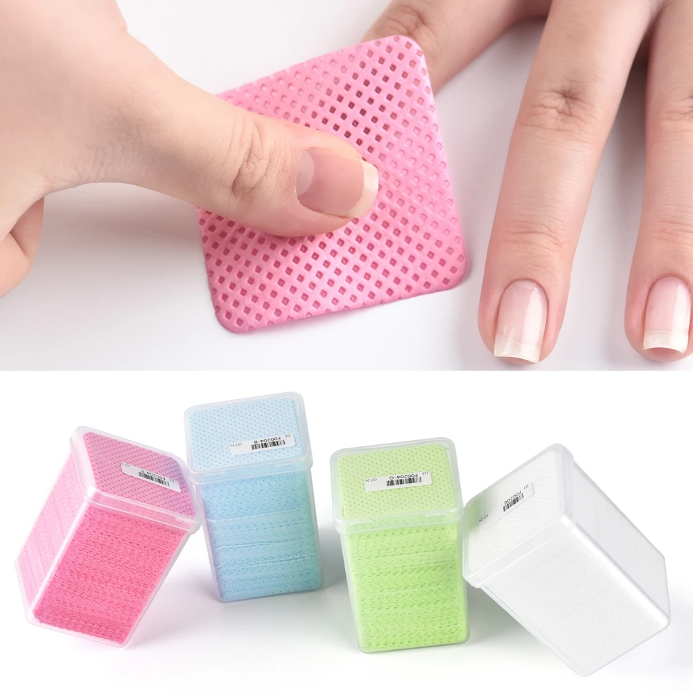 Lint-Free Gel Remover Cotton Wipes Cleaning Cotton Sheet Nail Art Paper Pad Cosmetic Makeup Tool Wipes Eyelash Extension