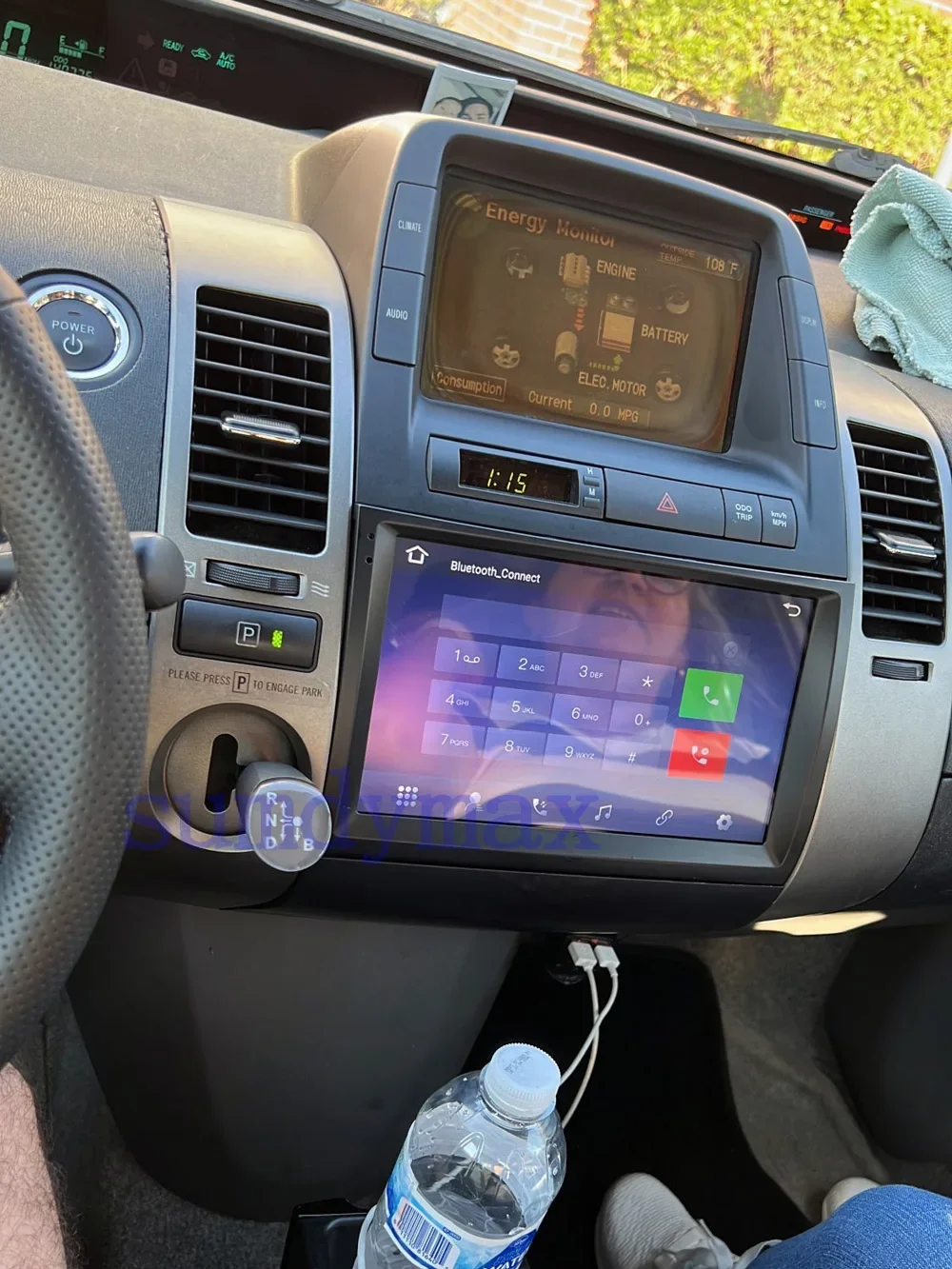 9 بوصة راديو السيارة الإطار Fascias لوحة الملاحة لتويوتا بريوس 20 2002-2009 شاشة أندرويد Dask عدة فآسيا الإطار #2