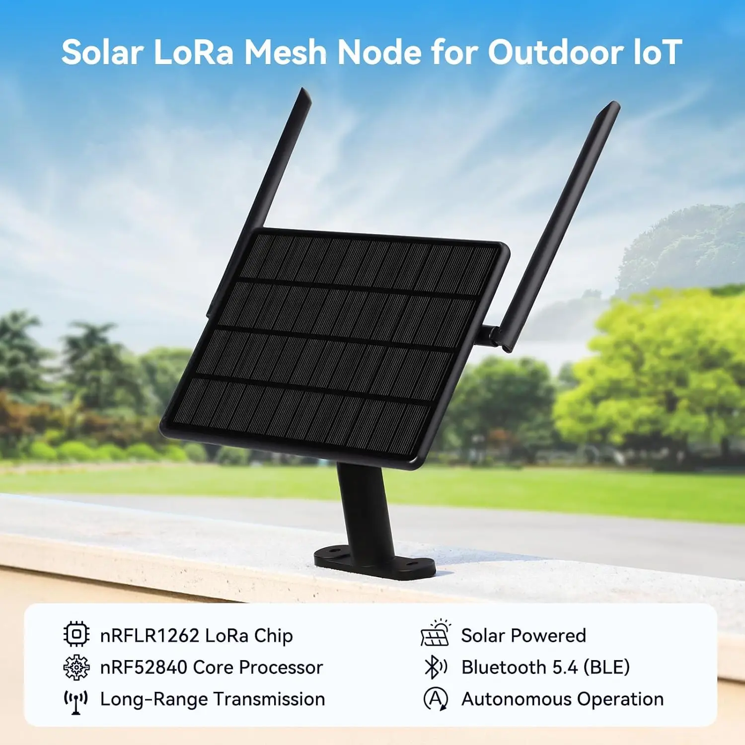 Popular Elecrow ThinkNode M6 Lora Outdoor Solar Power for SX1262 Transceiver Powered By nRF52840 Supports GPS 915MHz/868MHz