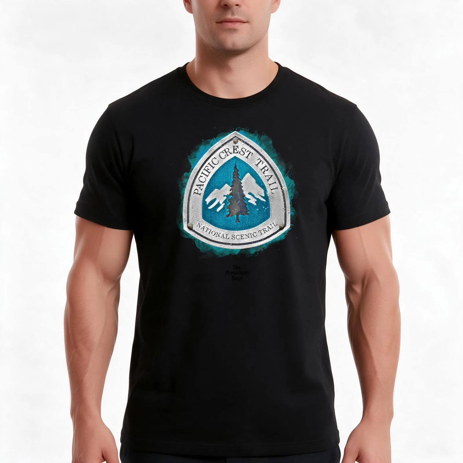 Pacific Crest Trail - PCT Trail Marker T-Shirt, Summer Casual Cotton Tee, Oversized Streetwear Tops, Vintage Graphic Print