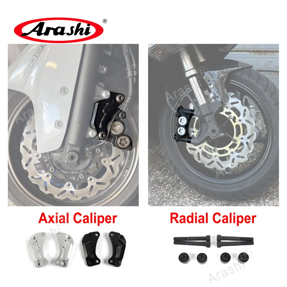 Arashi 298mm Oversize CNC Front Brake Disc Rotors For YAMAHA XP