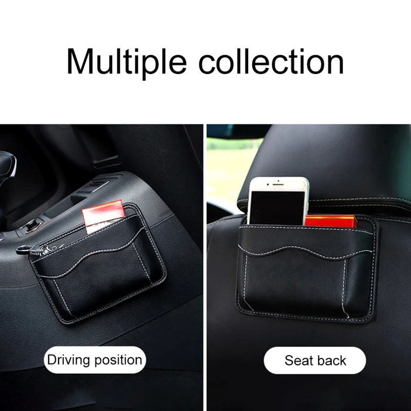 High-ranking Premium Vehicle for Seat Gaps Filler Auto Console Side Pocket Storage Box Wallets Keys Leather Drop shipping