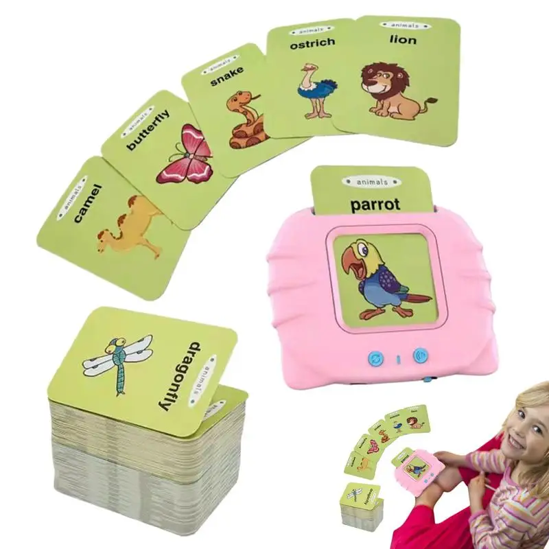 Talking Flash Cards Speech Toys Babies Educational Speech Toys Vivid Flash Cards Kindergarten Toy For Children's Day Easter