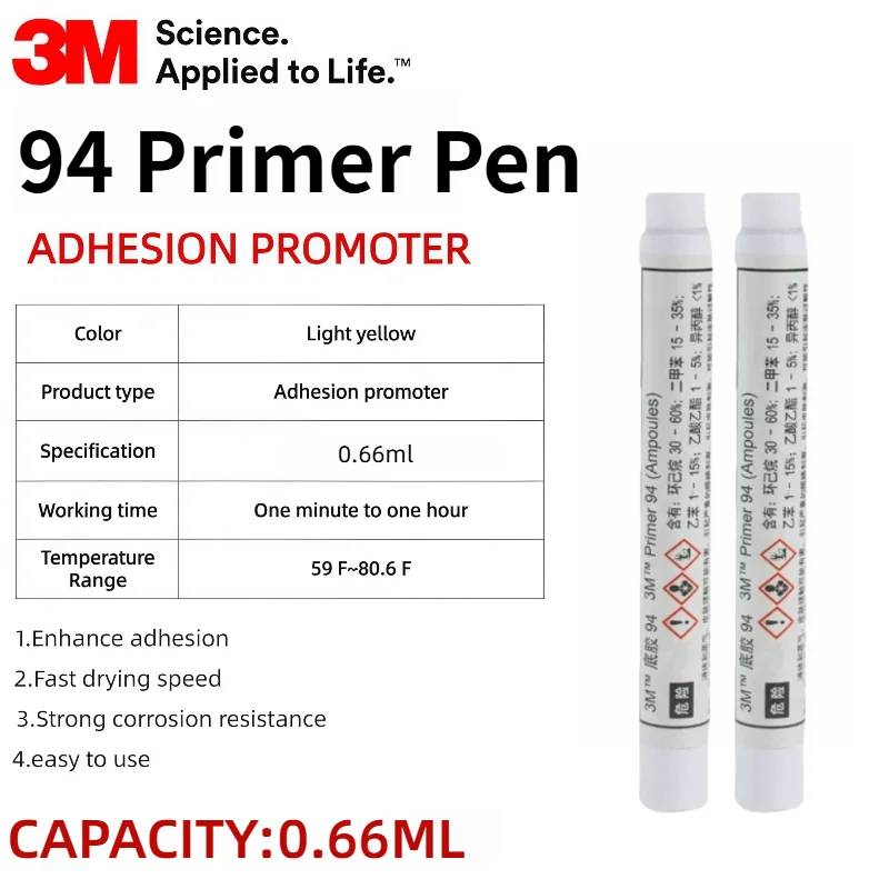 3M 94 Primer Kalem Yapıştırıcı Primer Bant Primer Vinil Araç Kaplama Uygulama Aracı (Arabalar için)