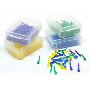 Zahnmedizinische Plastikkeile mit kreisförmiger Lochende, Zahnarzttool, Zahnarztpflege, Lichtbogenbau, Diastema -Keils, 100 Stück pro Box 10 Hauptverkäufe Cunha Dentistry - №7