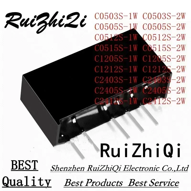 10PCS/LOT C0503S C0505S C0512S C0515S C1205S C1212S C2403S C2405S C2412S -1W -2W 1W 2W Isolation of 1W/2W DC-DC modules SIP