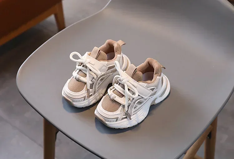 Kinder-Sneaker für Mädchen, Schulschuhe, Freizeitschuhe für Jungen, Frühling/Herbst, vielseitige Kindersneaker, atmungsaktive Mesh-Schuhe – Detail 7