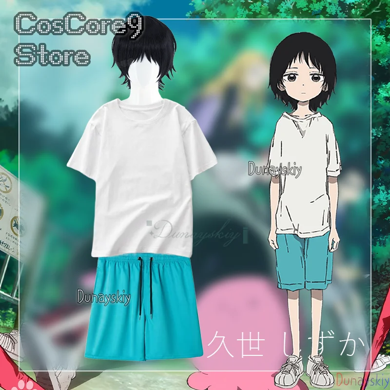 

Оригинальный аниме Takopi's Sin Takopii no Genzai Kuze Shizuka Косплей органов로윈 의상 의상 Органи로윈 의상 Парик Футболка Спортивная Повседневная Маскировка на Хэллоуин