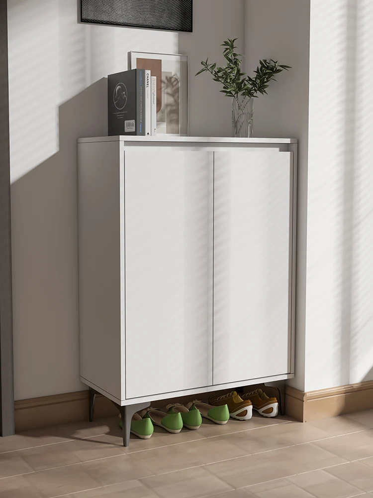 

Shoe cabinet, large-capacity integrated at the door of the home, wall storage cabinet, solid wood entrance door corridor