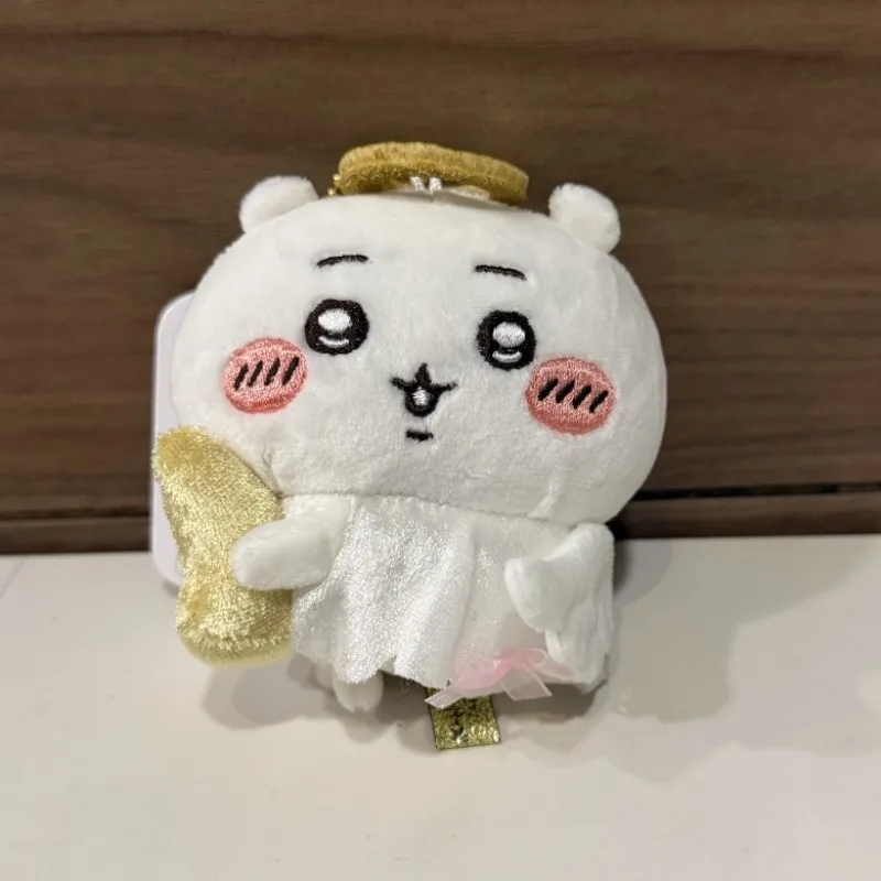 Chiikawa Cartoon Christmas Angel Usagi Plush Doll Cute Creative Backpack Keychain Pendant Japanese Cute Toy Friends Holiday Gift