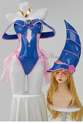 Irelia H Store Mana from Black Magician Girl Mana Cosplay Costume for women sexy pu leather bunny girl suit Anime