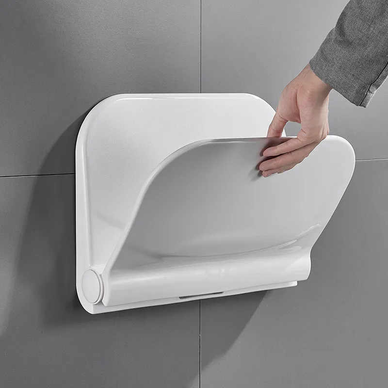 Folding Shower Seat Wall Mounted for Bathroom Elderly Entryway