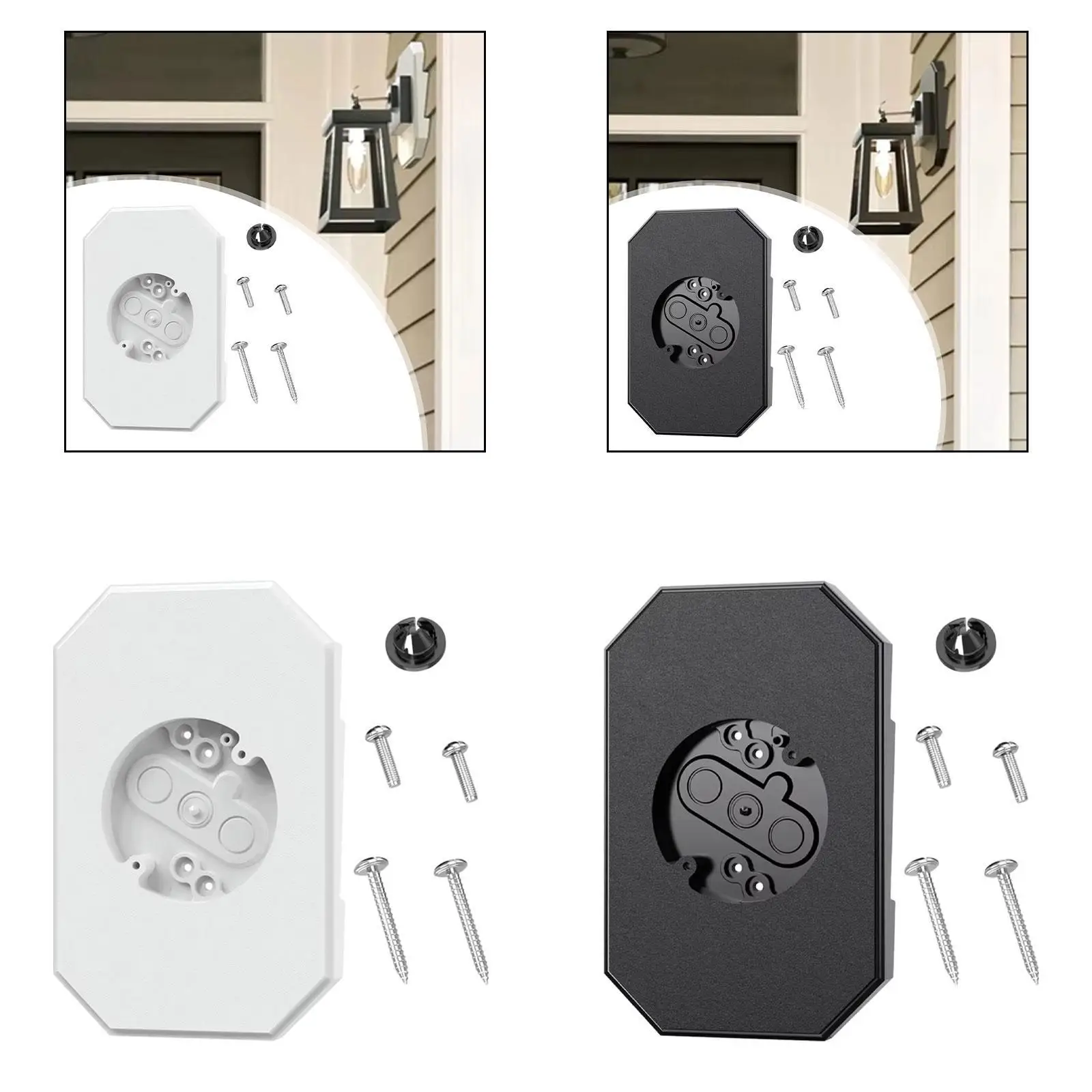 

Siding Light Mounting Block Replacement Parts Vinyl Siding Block for 4 Inch