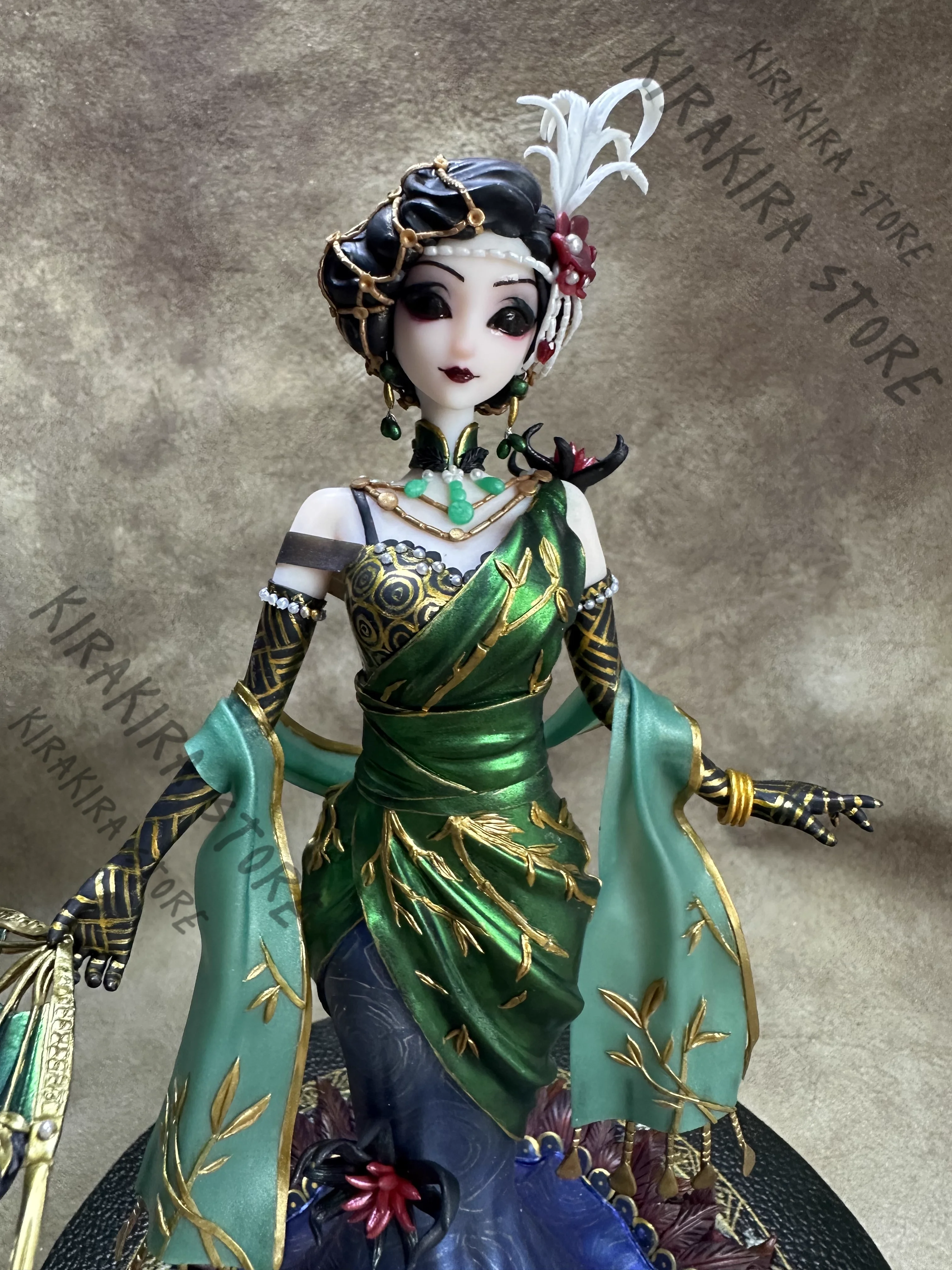 

Identity Ⅴ Geisha Michiko Figurine Model Kit Mascot Polymer Clays Handmade Table Ornaments Cosplay Xmas Gift Manga Merchandise