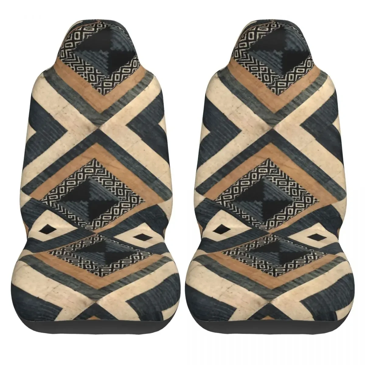 Antique African Textile Print Universal Car Seat Cover Protector Interior Accessories Women Seat Cushion/Cover Seat Protector