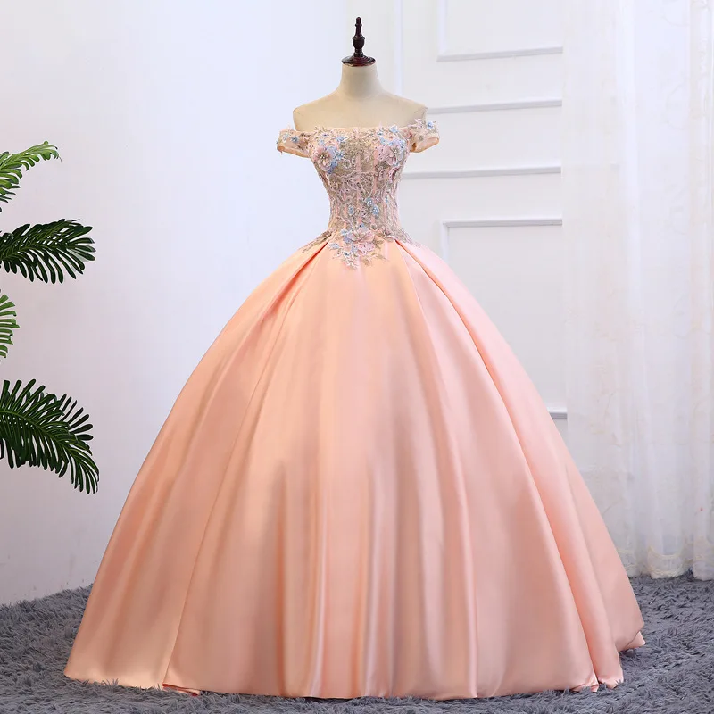 

Off The Shoulder 2026 New Elegant Quinceanera Dresses For Women Lace Appliques Ball Gowns Evening Dresses Vestido De Novia