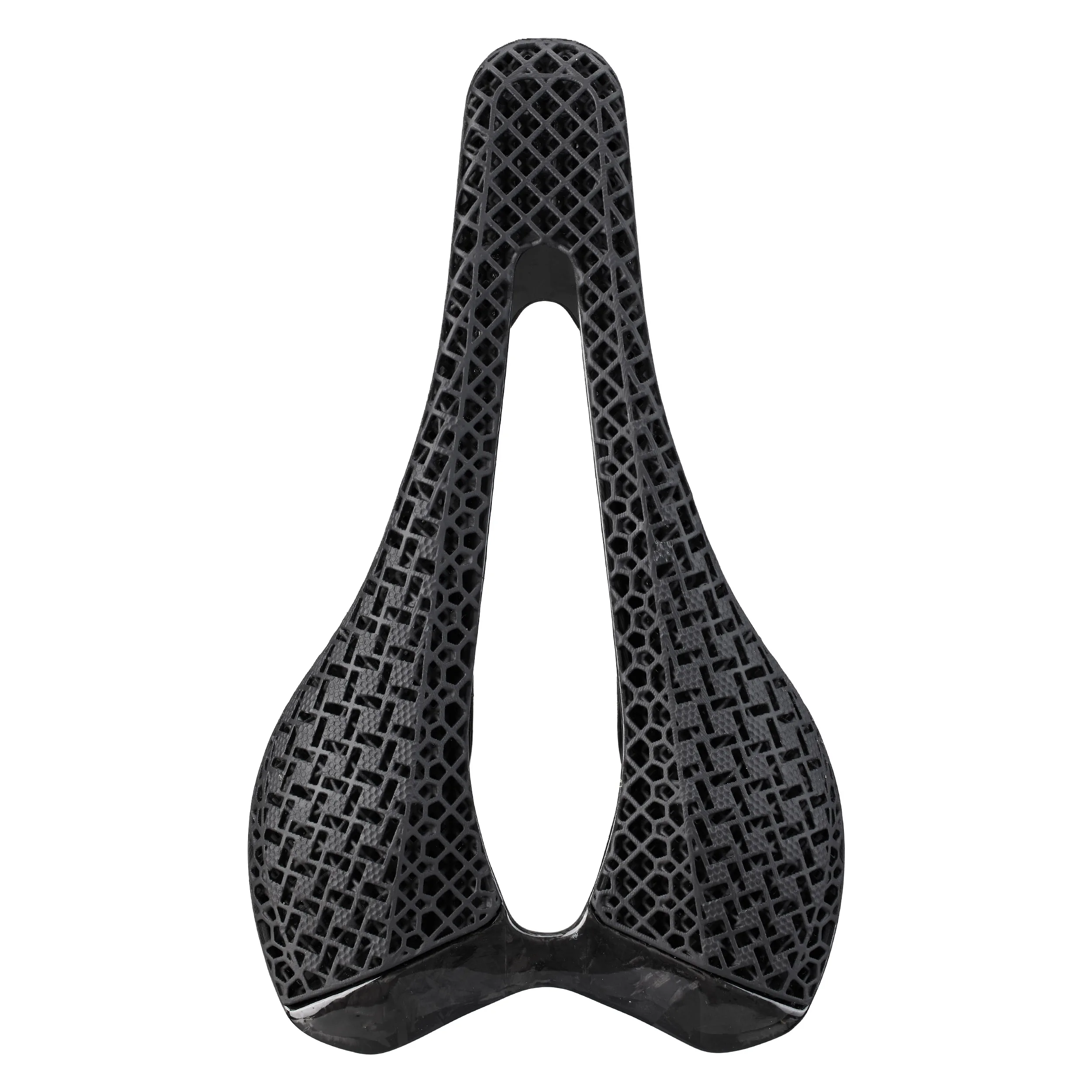 Ultralight Carbon Fiber 3D Printed Bike Saddle Road Bike Hollow Seat 143mm Gravel Cycling Seating Cushion Bicycle Accessories