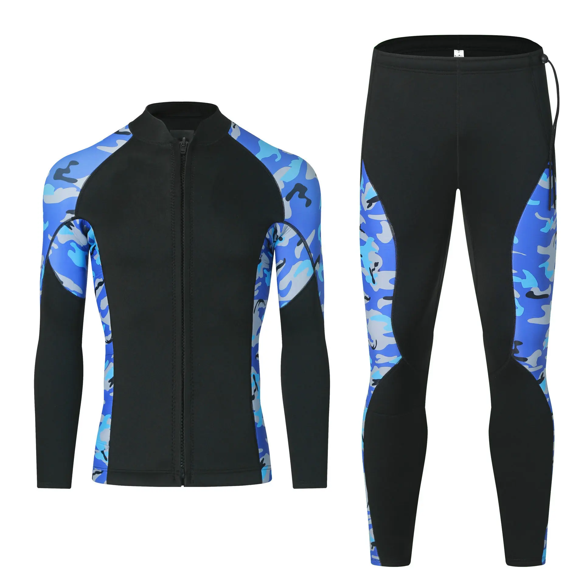 

Neoprene Underwater Kitesurf Surf Surfing Spearfishing Jacket Pants Clothes wet suit 3MM Men Women Diving Suit Wetsuit