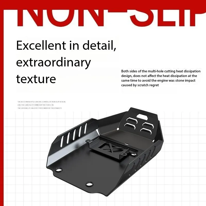 CF Moto 800NK Customizable Motorcycle Body Systems Engine Chassis Protection Armored Baseplate Bottom Bracket Exhaust Lower