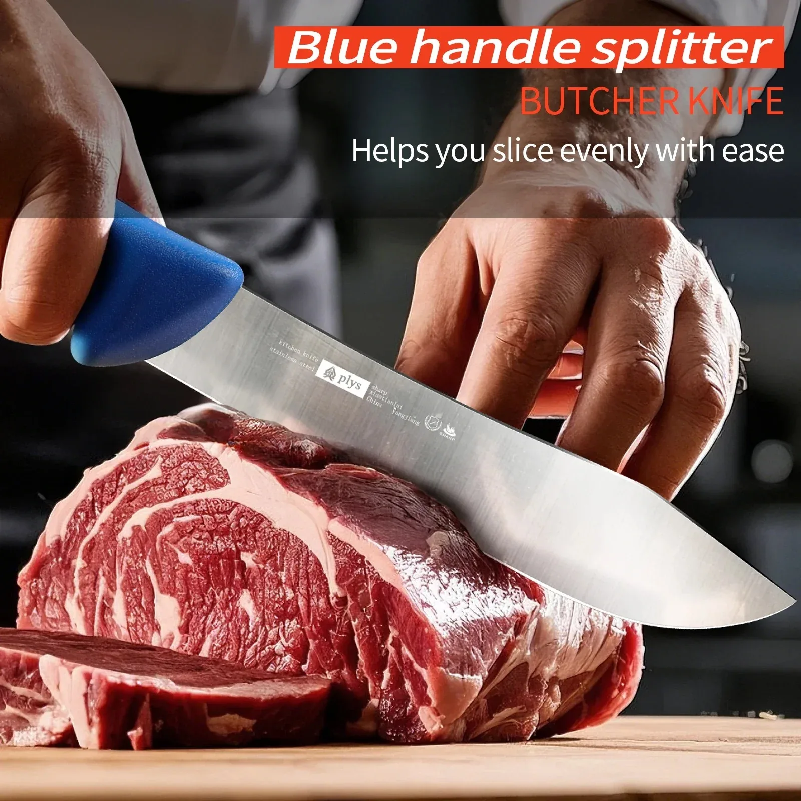 

Fine meat knife, butcher knife, meat cutting knife, butcher knife, cutting knife, commercial cutting knife