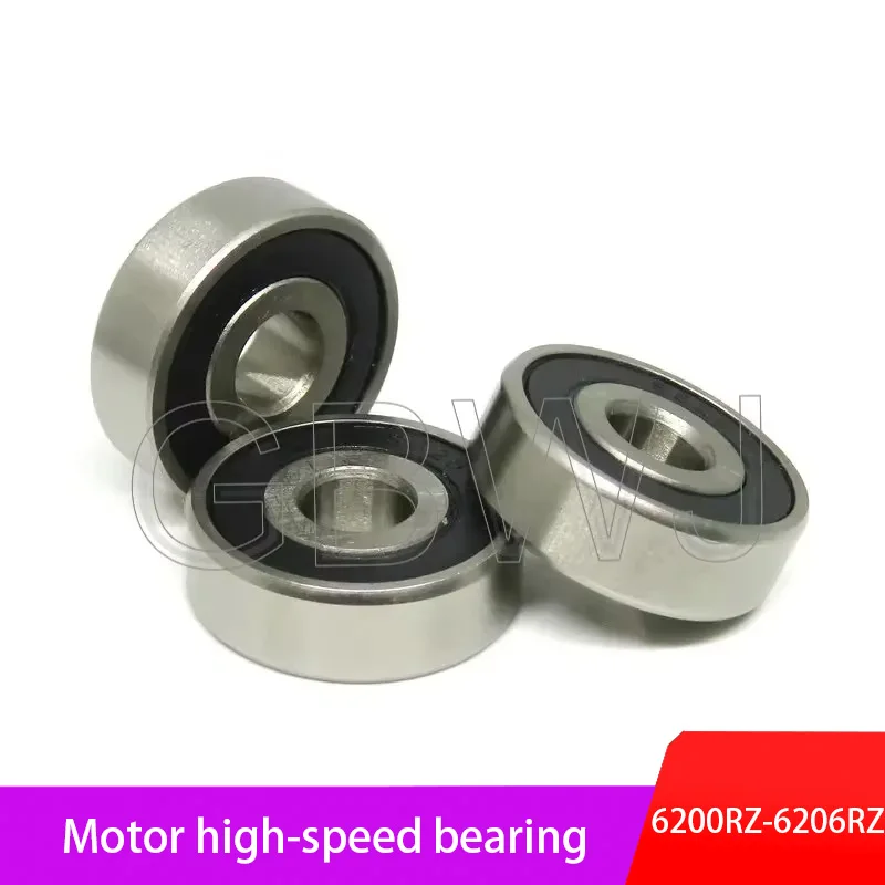 

1Pcs High Quality 6200RZ 6201RZ 6205RZ 10x30x9mm Stainless Steel Double Rubber Sealed Deep Groove Ball Bearings