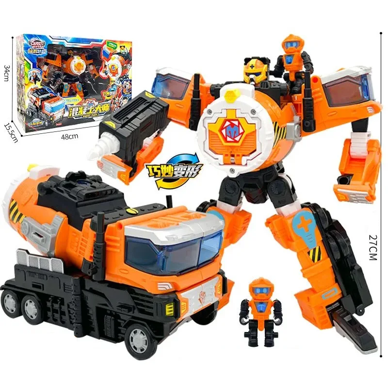 

New Hello Carbot FIENT Transformation Car to Robot Toys Action Figures Transforming Robot Police Toy for Children Gift