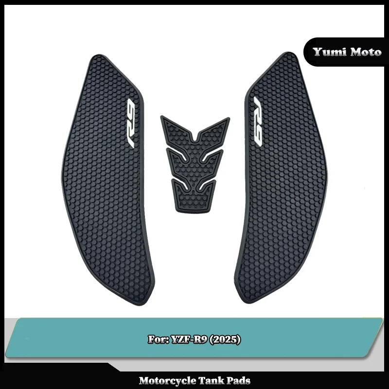 

Motorcycle Side Fuel Tank pad Protector Stickers Knee Grip Traction Pad For YAMAHA YZFR9 YZF-R9 YZF R9 2025