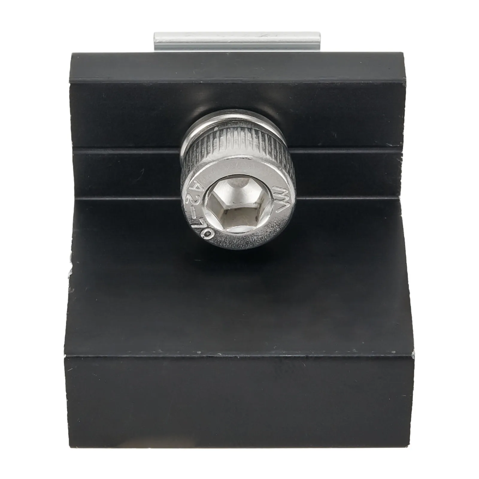 End Clamp and Clamp Assembly for Securing Solar Panels with 30mm or 35mm Edge Profiles Aluminum Alloy Mounting Hardware