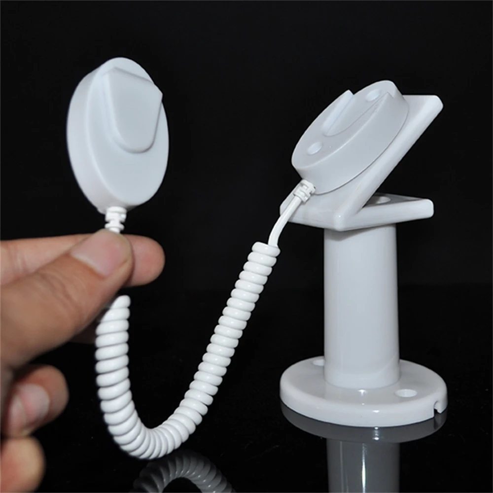 3c Store Mobile Phone Display Rack Phone Model Holder Pull Wire Rope Cable Chain Anti Theft Accessory Sticky Acrylic Phone Stand