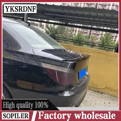 For BMW 5 Series E60 M5 520i 523i 525i Rear Trunk Boot Lid Lip Spoiler Wing Decoration Car M4 Style Exterior Tuning Accessories