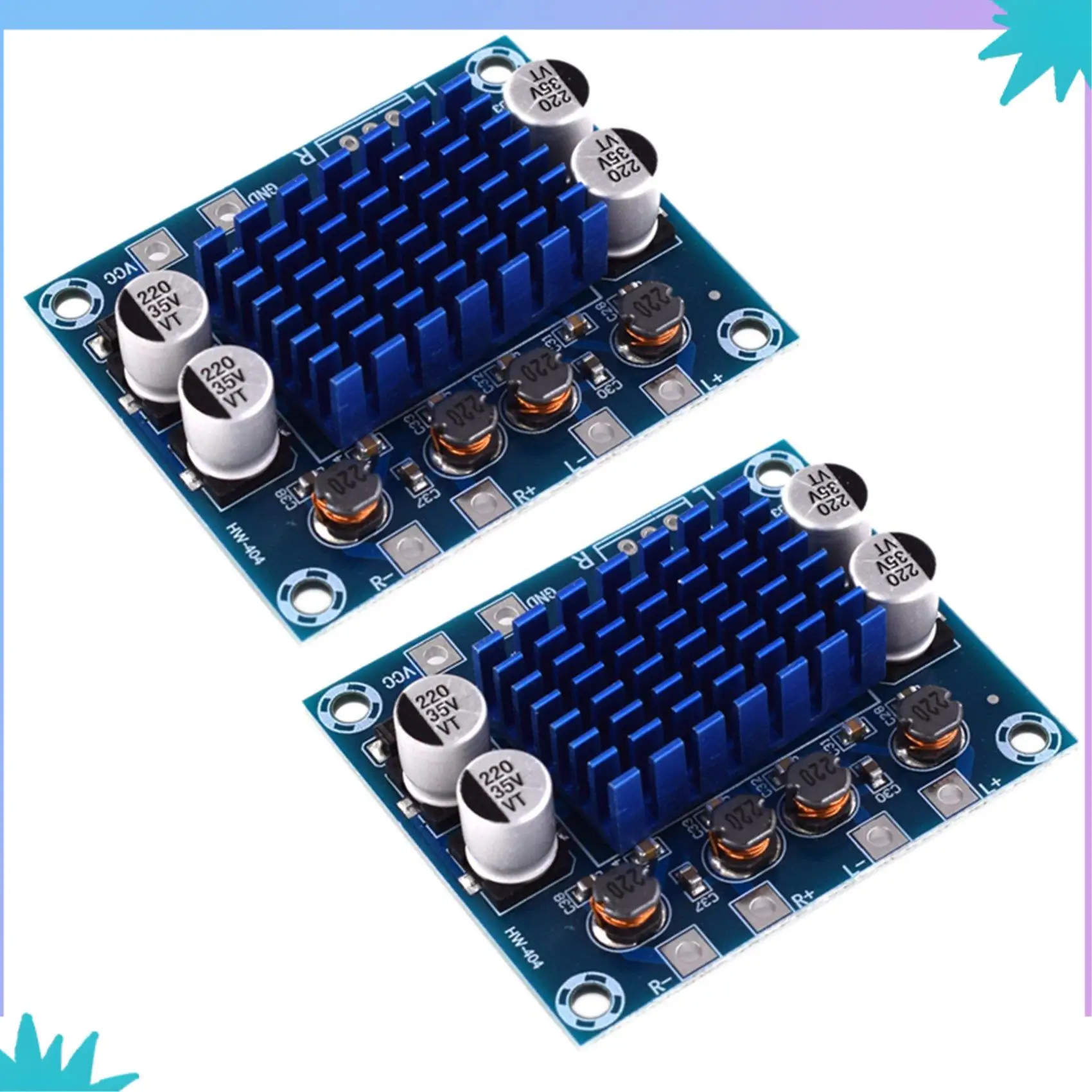 ABZW 2X DC8-26V 30 Вт X 2 XH-A232 Плата цифрового аудиоусилителя мощности класса D Плата усилителя Mp3 12 В 24 В Звуковая плата