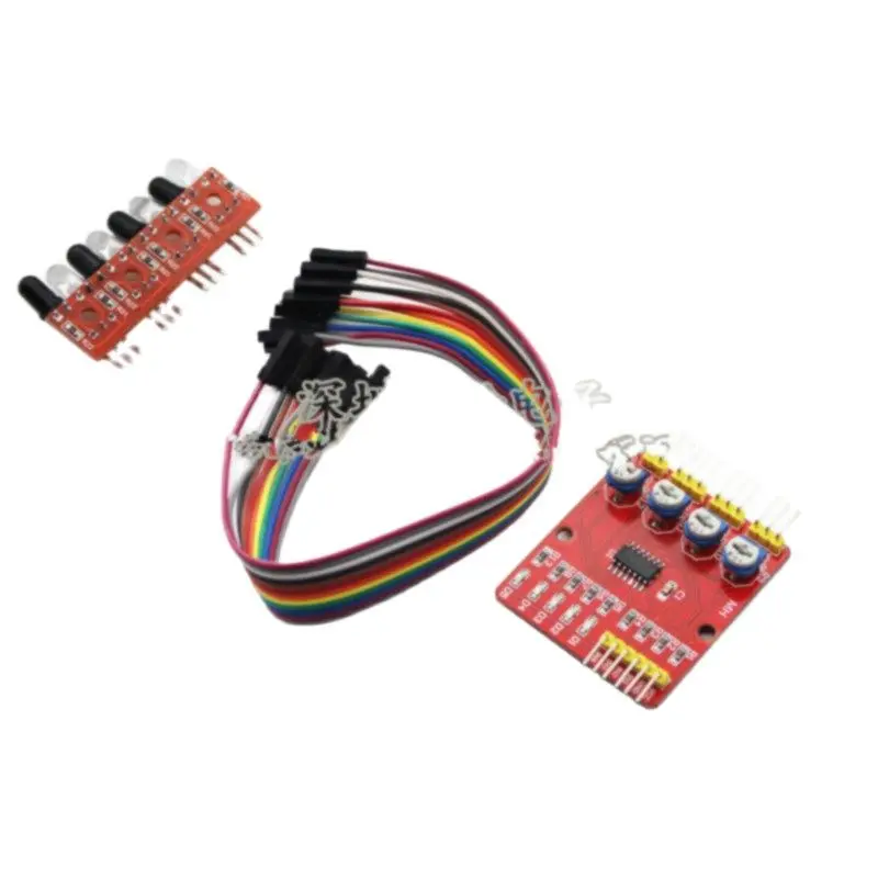 

4-channel infrared tracing/tracking module/line patrol module/obstacle avoidance/trolley/robot sensor