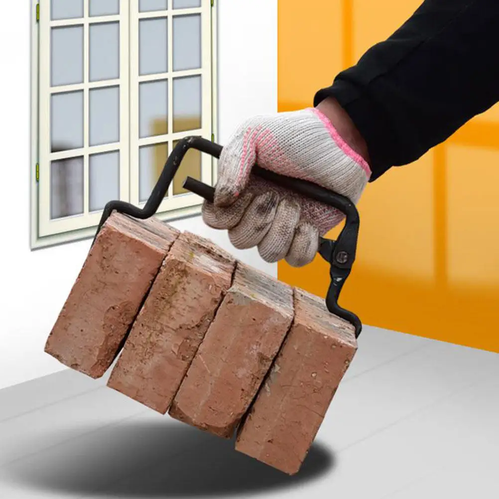 1Pcs Brick Clamp Tool Widened Design Rotatable Rivet Construction Site Clip Creative Multifunctional Brick Carrier Moving Tool