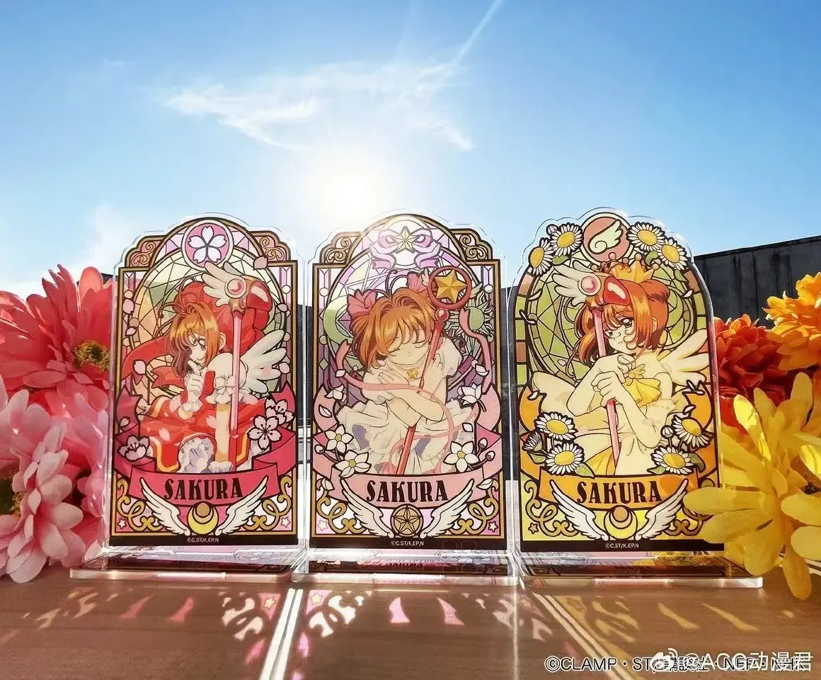 Card Captor Sakura Anime Acrylic Stand Kinomoto Sakura Tomoyo Daidouji Desktop Display Room Decoration Accessories Collection