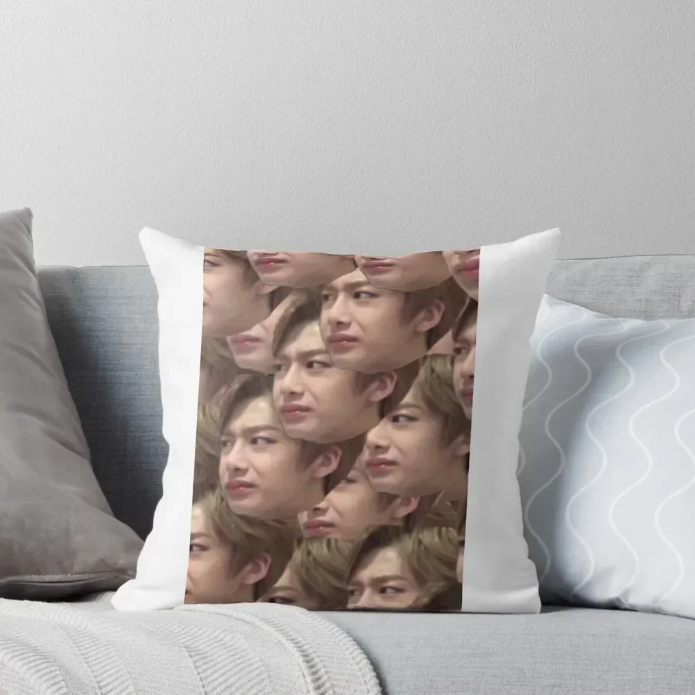 

hyungwon Throw Pillow christmas decorations for home 2025 Covers For Sofas Luxury Pillow Case anime girl pillow