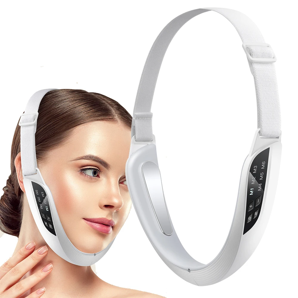 V dispositivo de levantamento de rosto aperto facial emagrecimento massageador instrumento de beleza elétrica remoção de queixo duplo em forma de v cuidados com a pele