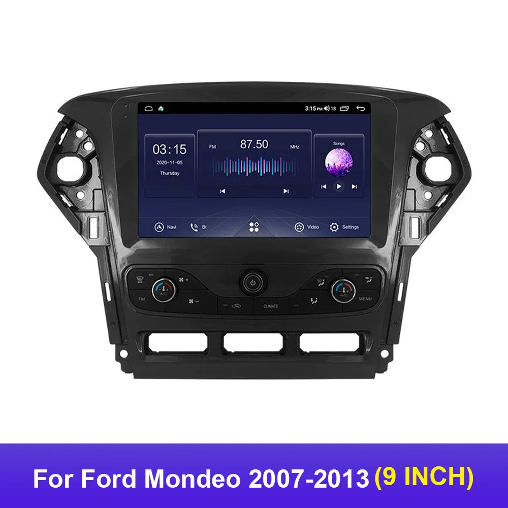 

For Ford Mondeo 2007-2013(9Inch) Car Radio Fascias Android GPS MP5 Stereo Player 2 Din Head Unit Panel Dash Frame Installation