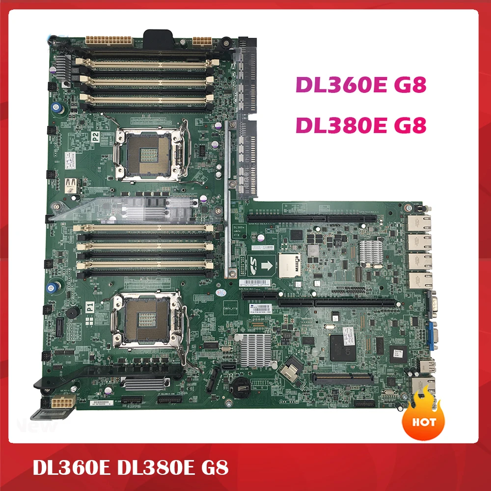 لوحة أم لمحطة العمل لـ HP DL360E DL380E G8 647400-001 684956-001 684893-001 647400-002 V2 تم اختبارها بالكامل بجودة جيدة