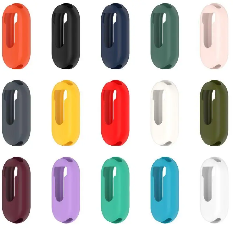 Silicone Cover For Xiaomi Mi Band9 8 Protect  Mi Band 8 9 NFC Protector Hollow Protective Case Watch Case For Mi band8 9