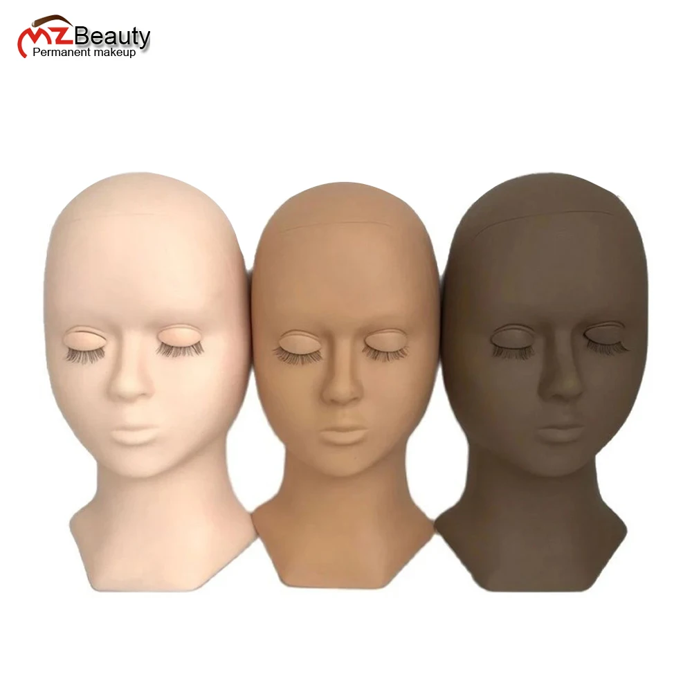 

Training Lash Mannequin Head With Eyelid Kit Supplies Professional Practice Eyelash Mannequin Head For Lashes Extension Tattoo